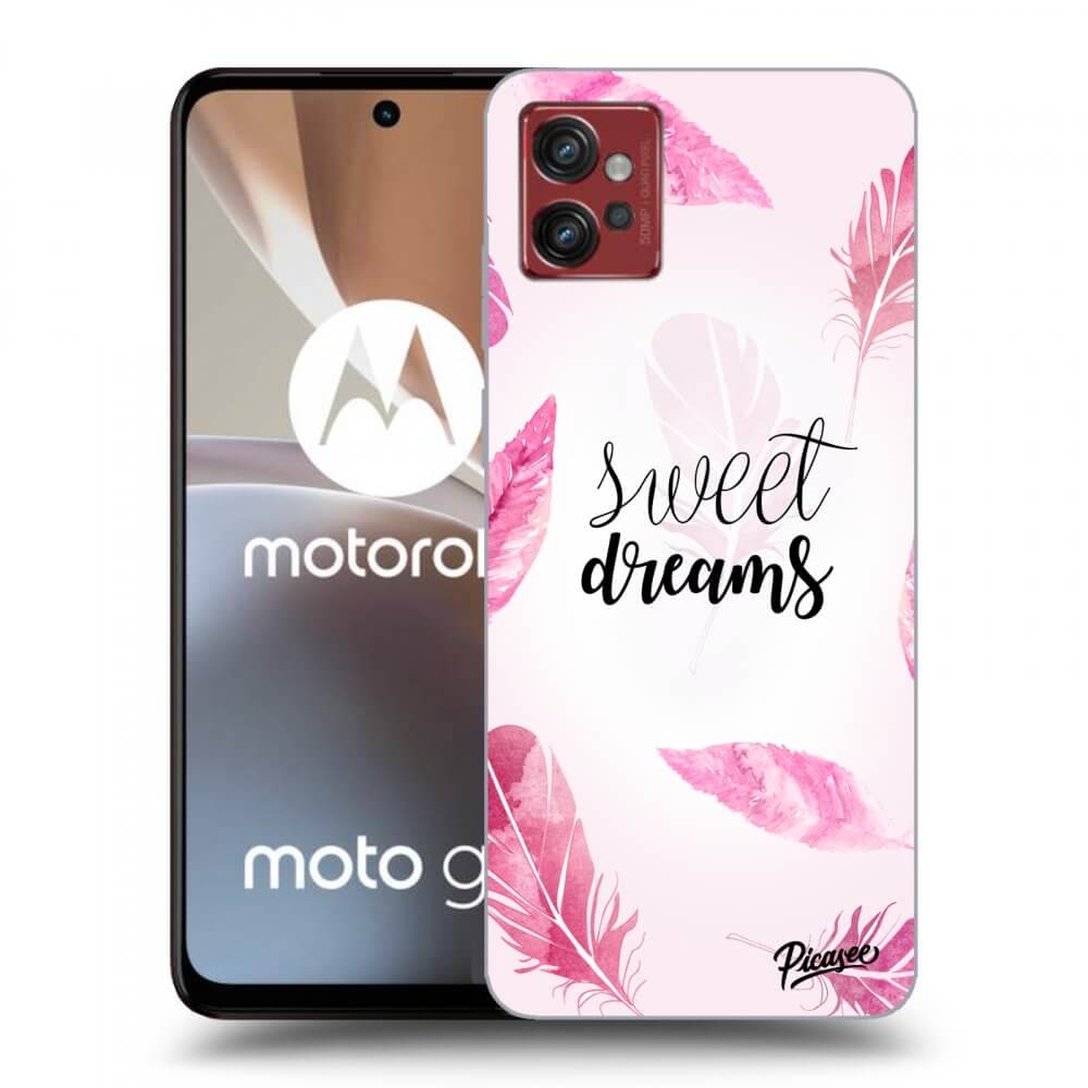 Picasee fekete szilikon tok az alábbi mobiltelefonokra Motorola Moto G32 - Sweet dreams