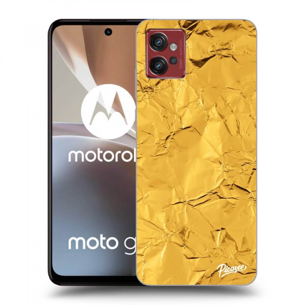 Picasee fekete szilikon tok az alábbi mobiltelefonokra Motorola Moto G32 - Gold