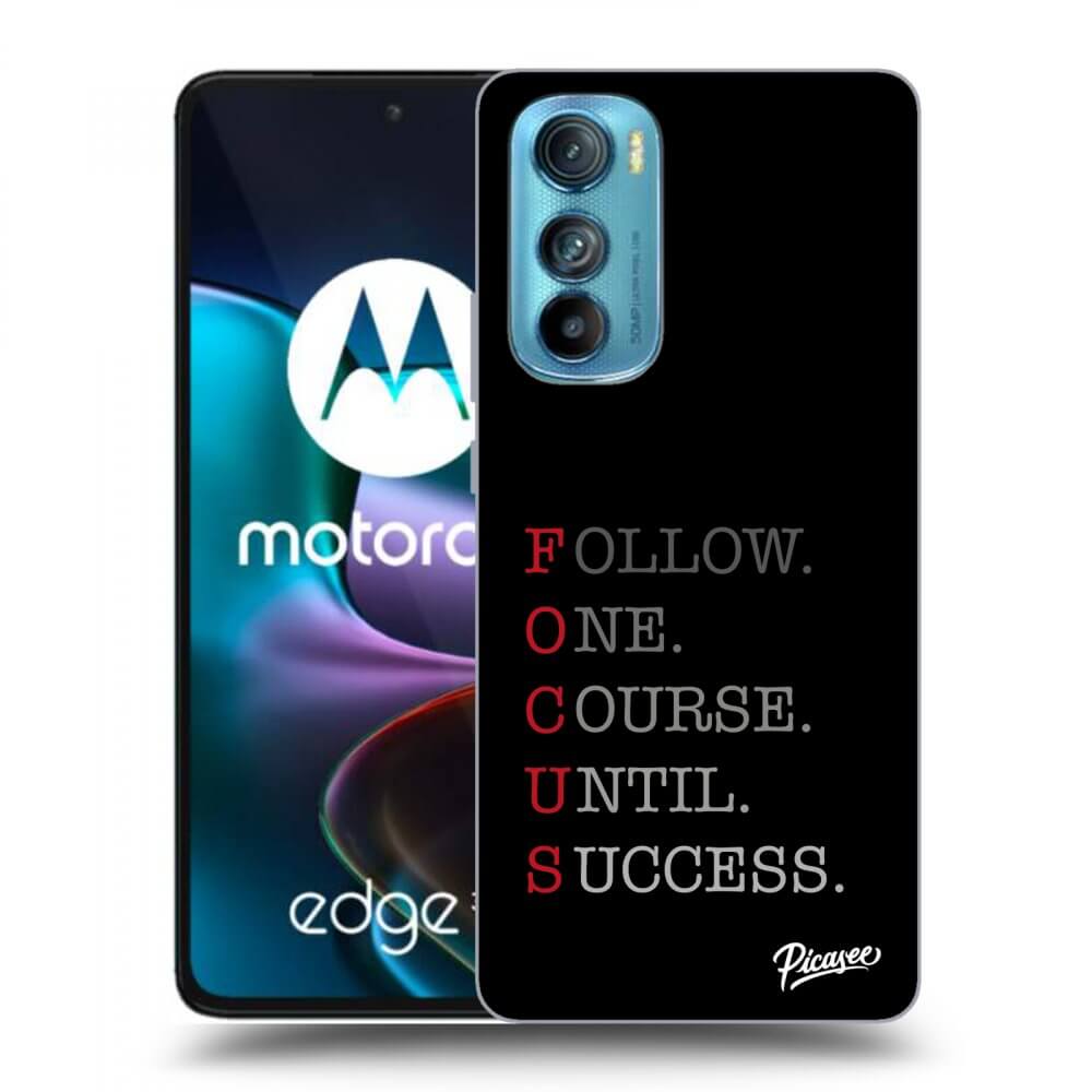 Picasee fekete szilikon tok az alábbi mobiltelefonokra Motorola Edge 30 - Focus