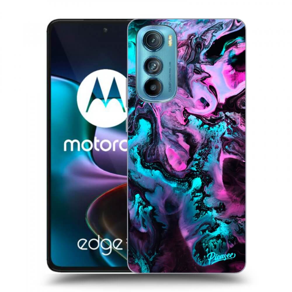Picasee fekete szilikon tok az alábbi mobiltelefonokra Motorola Edge 30 - Lean