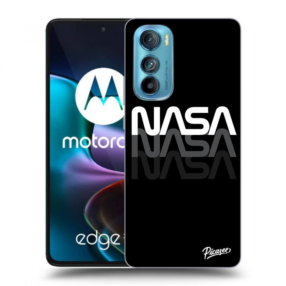 Picasee fekete szilikon tok az alábbi mobiltelefonokra Motorola Edge 30 - NASA Triple