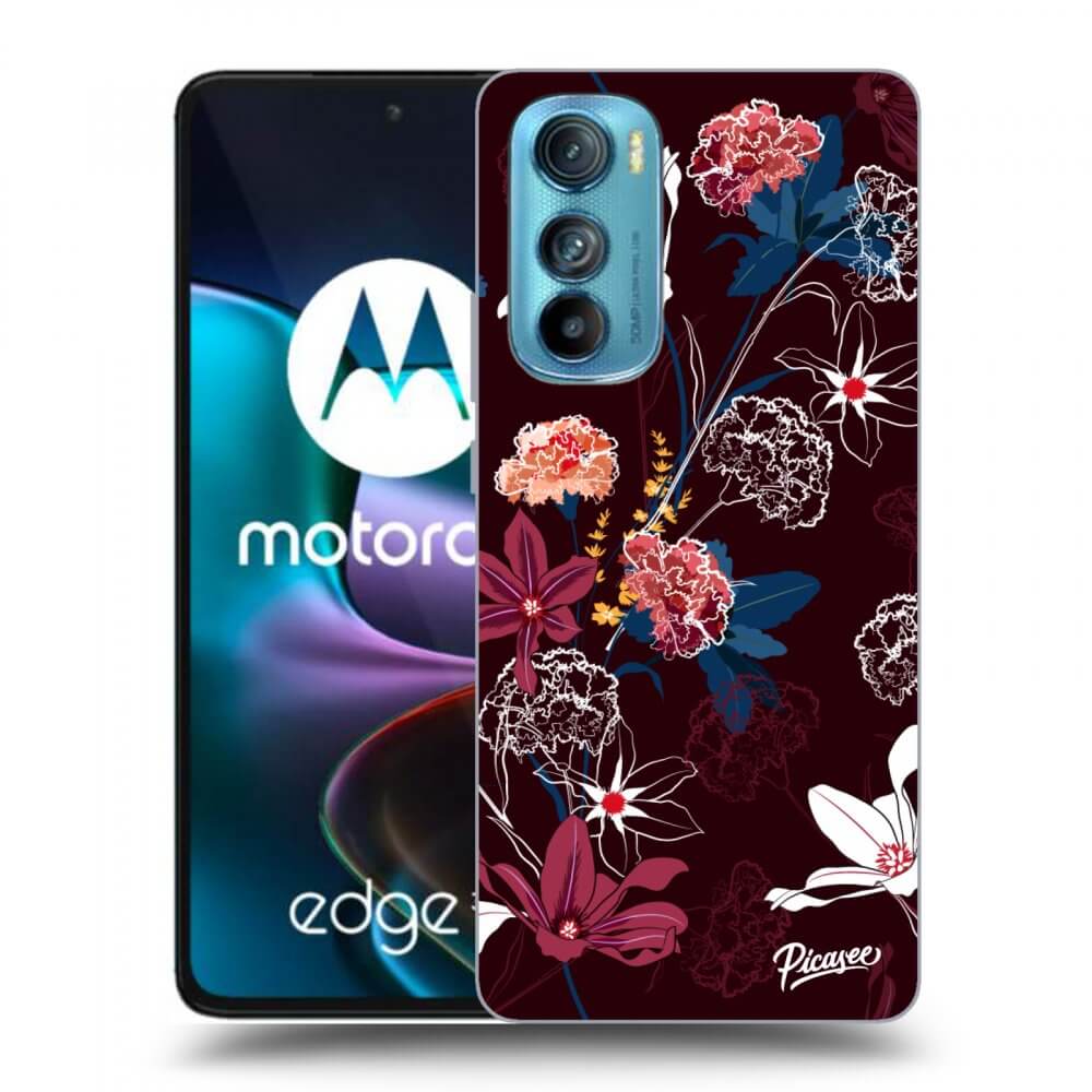 Picasee fekete szilikon tok az alábbi mobiltelefonokra Motorola Edge 30 - Dark Meadow
