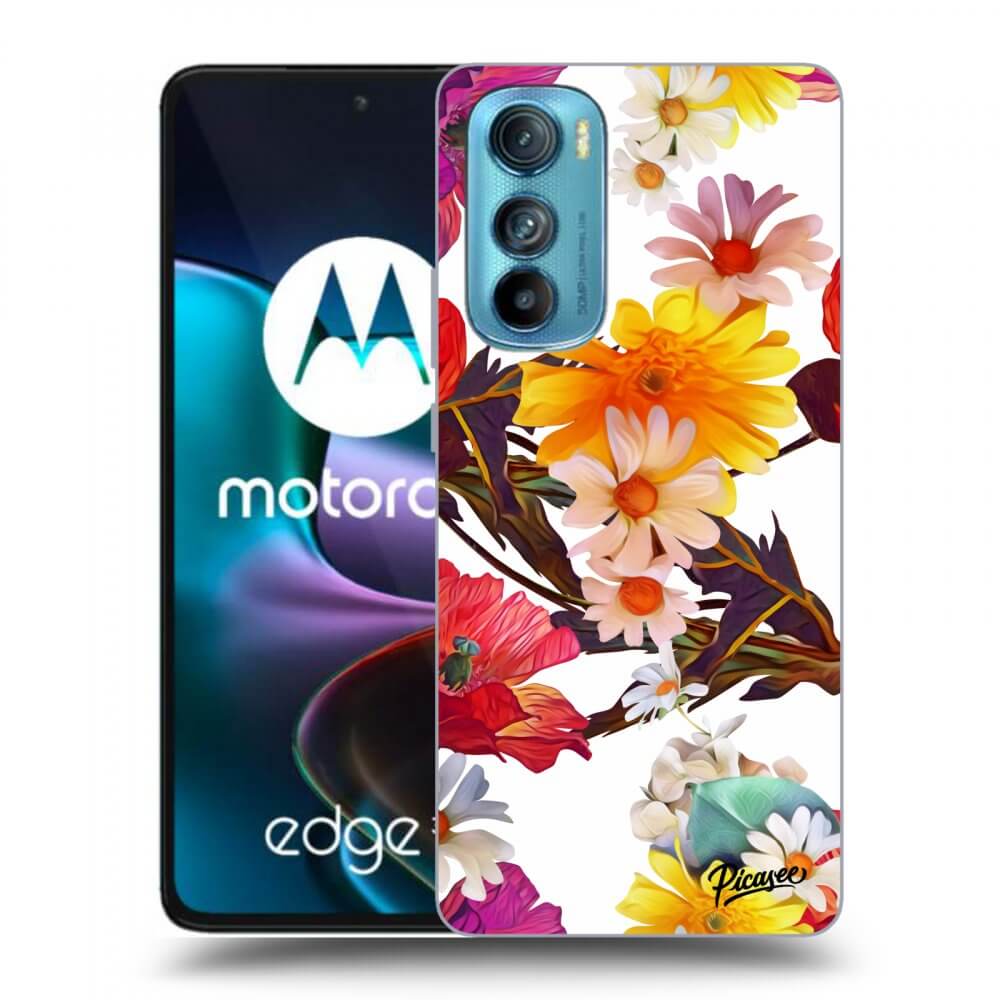 Picasee fekete szilikon tok az alábbi mobiltelefonokra Motorola Edge 30 - Meadow