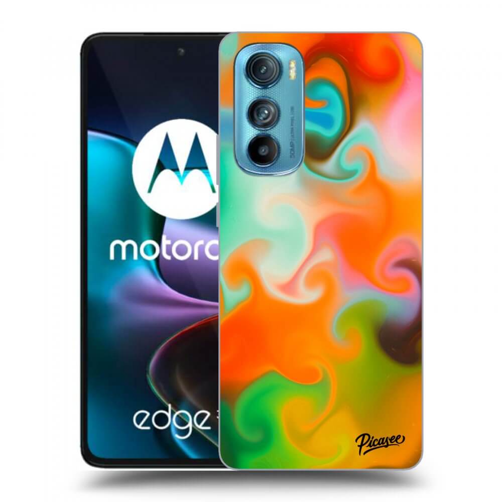 Picasee fekete szilikon tok az alábbi mobiltelefonokra Motorola Edge 30 - Juice