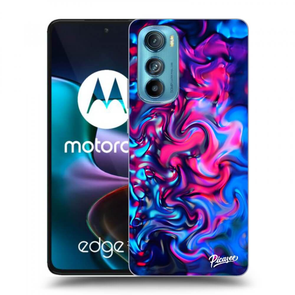 Picasee fekete szilikon tok az alábbi mobiltelefonokra Motorola Edge 30 - Redlight