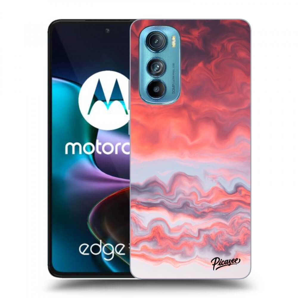 Picasee fekete szilikon tok az alábbi mobiltelefonokra Motorola Edge 30 - Sunset