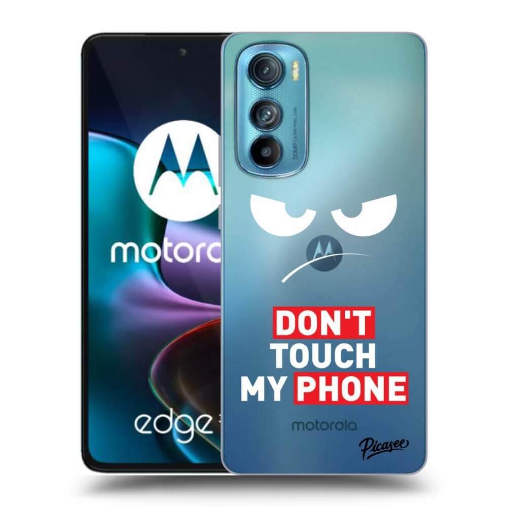 Picasee átlátszó szilikon tok az alábbi mobiltelefonokra Motorola Edge 30 - Angry Eyes - Transparent