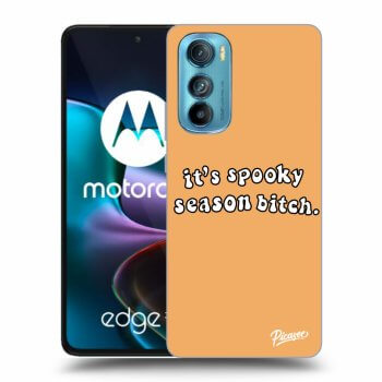 Picasee fekete szilikon tok az alábbi mobiltelefonokra Motorola Edge 30 - Spooky season