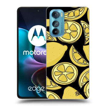 Picasee fekete szilikon tok az alábbi mobiltelefonokra Motorola Edge 30 - Lemon