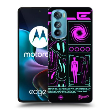 Picasee fekete szilikon tok az alábbi mobiltelefonokra Motorola Edge 30 - HYPE SMILE