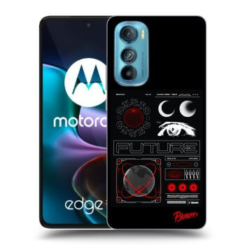 Picasee fekete szilikon tok az alábbi mobiltelefonokra Motorola Edge 30 - WAVES