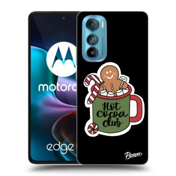 Picasee fekete szilikon tok az alábbi mobiltelefonokra Motorola Edge 30 - Hot Cocoa Club