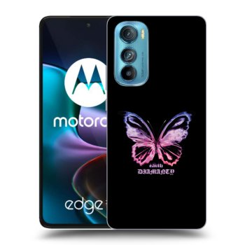 Picasee fekete szilikon tok az alábbi mobiltelefonokra Motorola Edge 30 - Diamanty Purple
