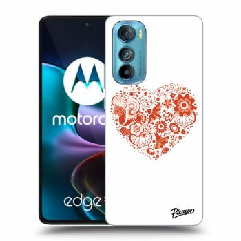 Picasee átlátszó szilikon tok az alábbi mobiltelefonokra Motorola Edge 30 - Big heart