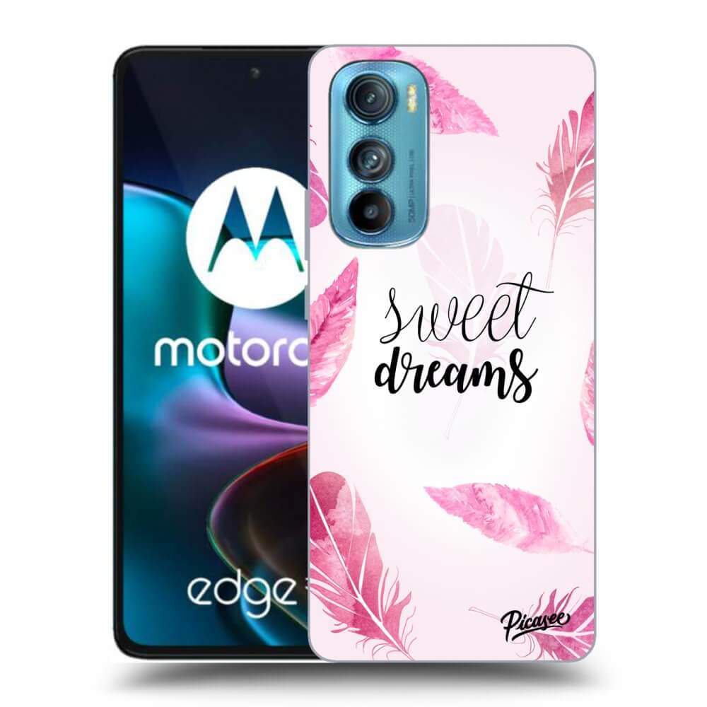 Picasee fekete szilikon tok az alábbi mobiltelefonokra Motorola Edge 30 - Sweet dreams