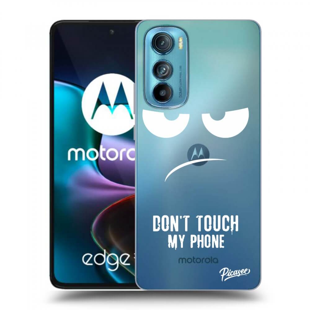 Picasee átlátszó szilikon tok az alábbi mobiltelefonokra Motorola Edge 30 - Don't Touch My Phone