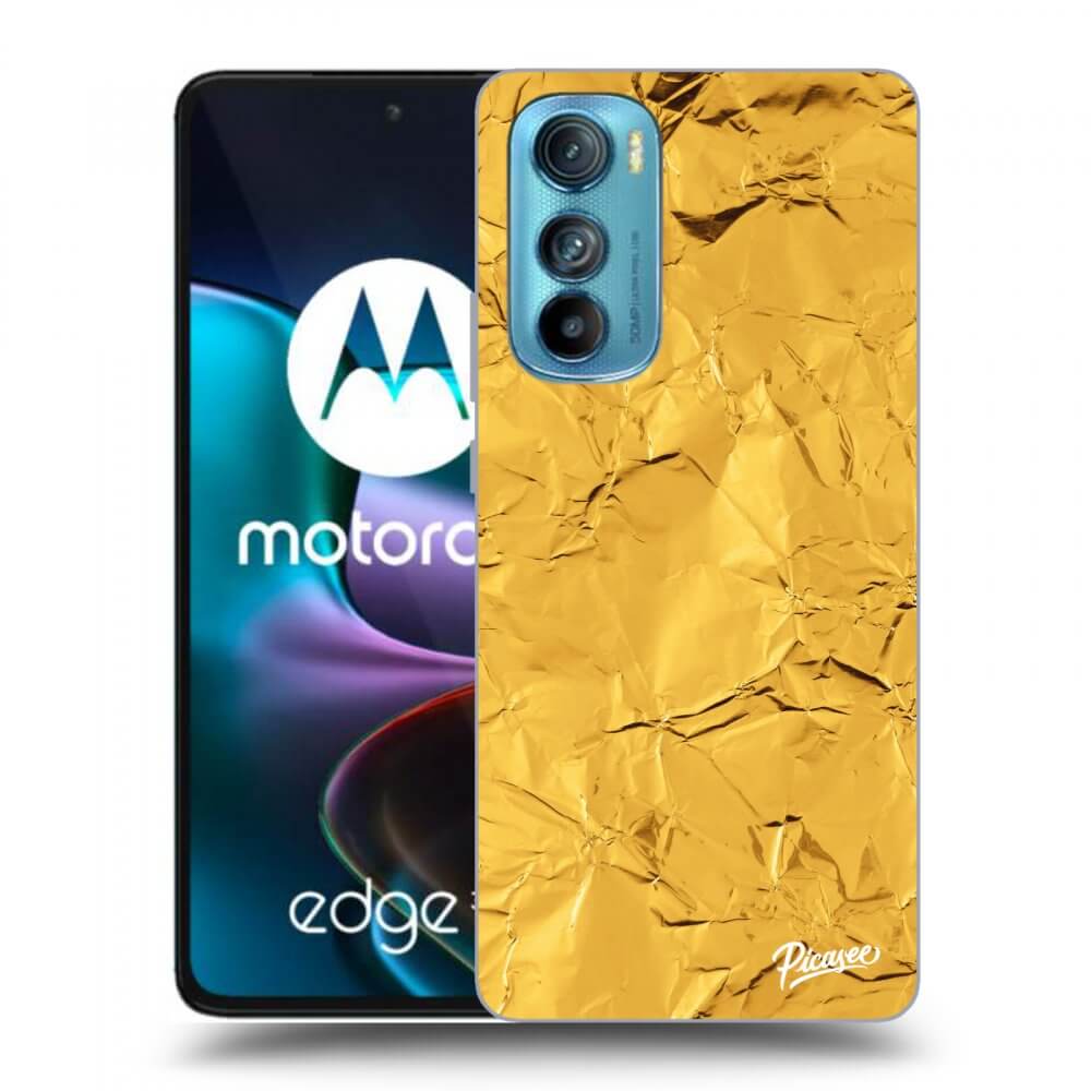 Picasee fekete szilikon tok az alábbi mobiltelefonokra Motorola Edge 30 - Gold