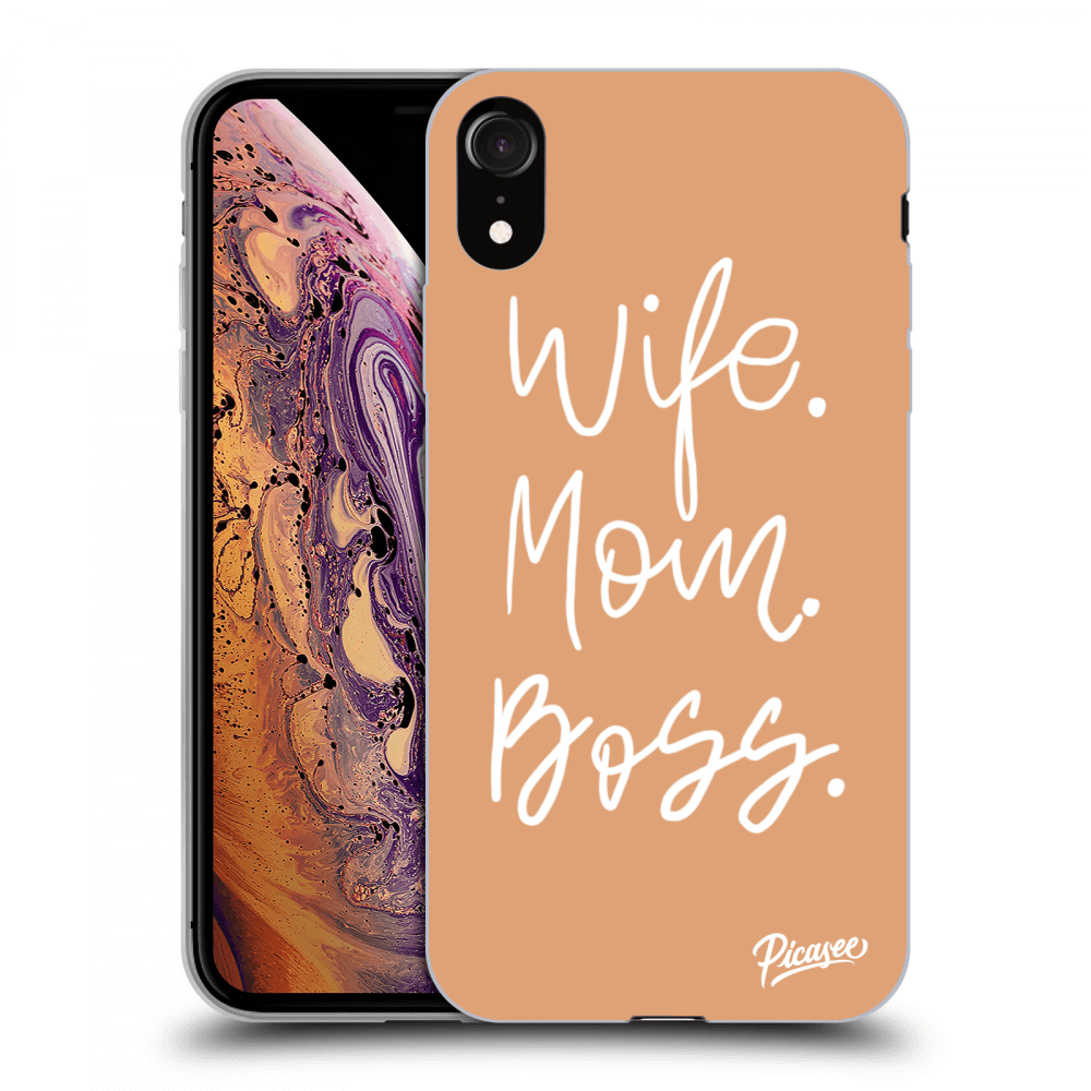 Picasee ULTIMATE CASE Apple iPhone XR - készülékre - Boss Mama
