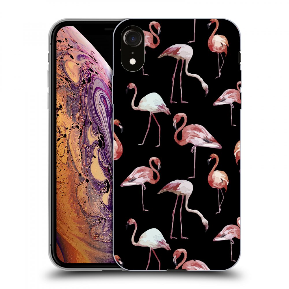 Picasee ULTIMATE CASE Apple iPhone XR - készülékre - Flamingos