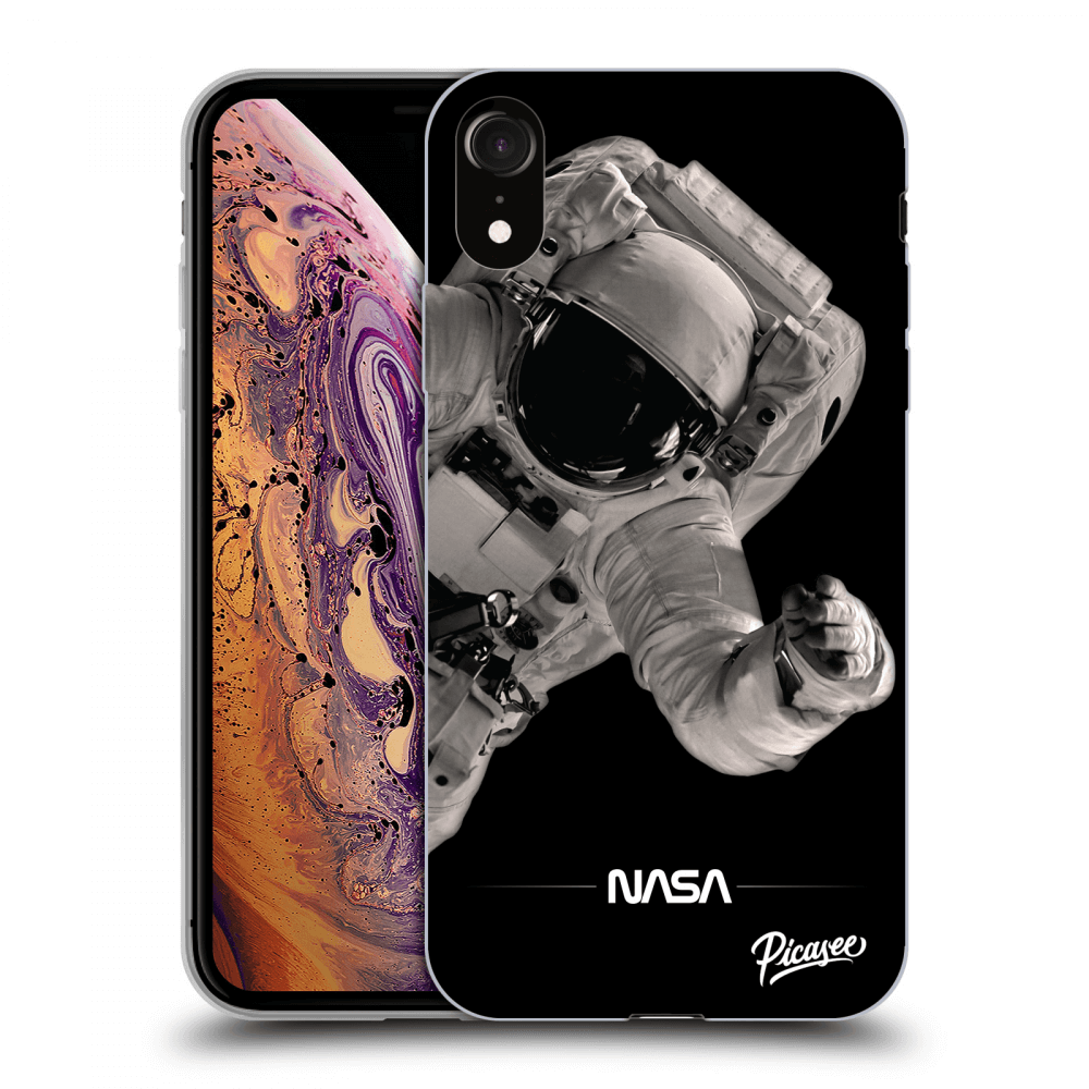 Picasee átlátszó szilikon tok az alábbi mobiltelefonokra Apple iPhone XR - Astronaut Big