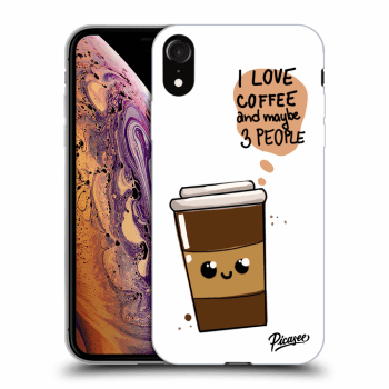 Szilikon tok erre a típusra Apple iPhone XR - Cute coffee