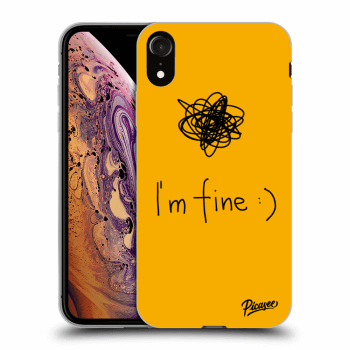 Picasee ULTIMATE CASE Apple iPhone XR - készülékre - I am fine