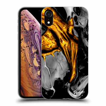 Szilikon tok erre a típusra Apple iPhone XR - Black Gold