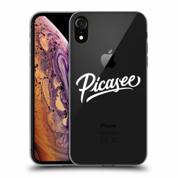 Picasee átlátszó szilikon tok az alábbi mobiltelefonokra Apple iPhone XR - Picasee - White