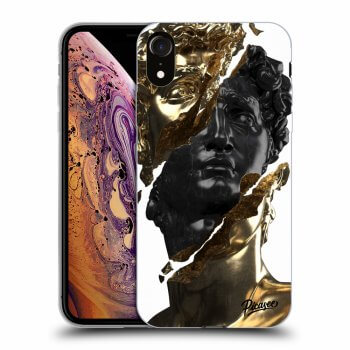 Szilikon tok erre a típusra Apple iPhone XR - Gold - Black