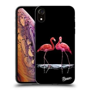 Szilikon tok erre a típusra Apple iPhone XR - Flamingos couple