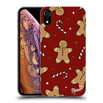 Picasee fekete szilikon tok az alábbi mobiltelefonokra Apple iPhone XR - Gingerbread 2