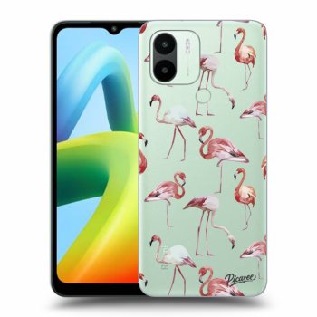 Picasee átlátszó szilikon tok az alábbi mobiltelefonokra Xiaomi Redmi A1 - Flamingos