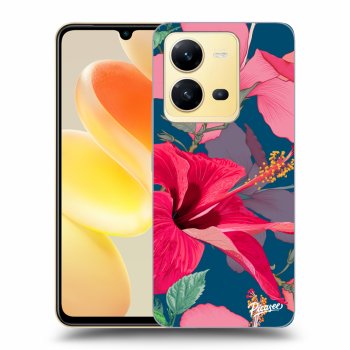 Szilikon tok erre a típusra Vivo X80 Lite - Hibiscus