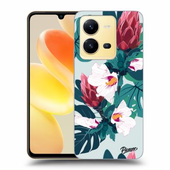 Szilikon tok erre a típusra Vivo X80 Lite - Rhododendron