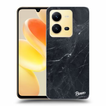 Szilikon tok erre a típusra Vivo X80 Lite - Black marble