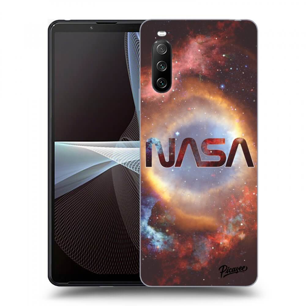 Picasee fekete szilikon tok az alábbi mobiltelefonokra Sony Xperia 10 III - Nebula