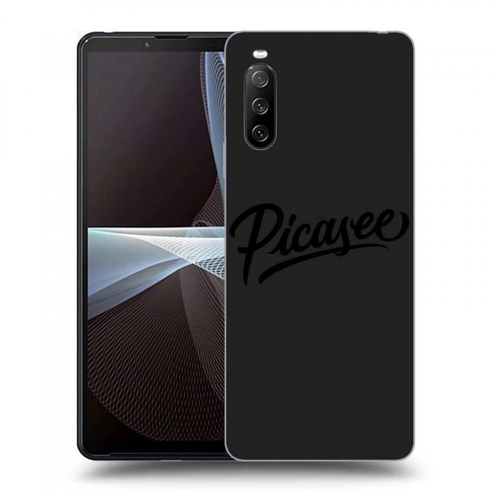 Picasee fekete szilikon tok az alábbi mobiltelefonokra Sony Xperia 10 III - Picasee - black