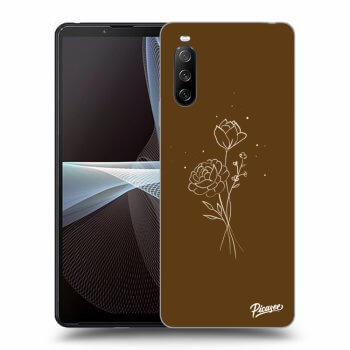 Tok az alábbi mobiltelefonokra Sony Xperia 10 III - Brown flowers