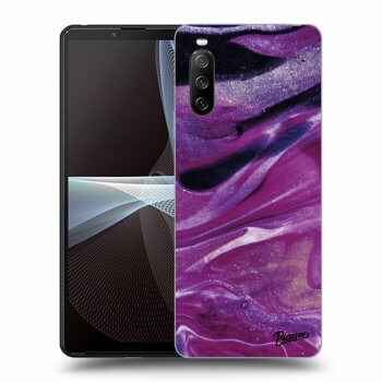 Tok az alábbi mobiltelefonokra Sony Xperia 10 III - Purple glitter