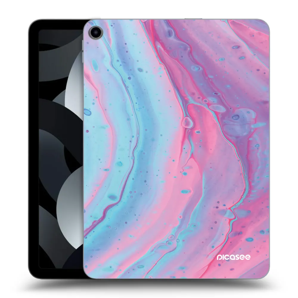 Picasee átlátszó szilikon tok az alábbi táblagépre Apple iPad Pro 11" 2019 (1.gen.) - Pink liquid