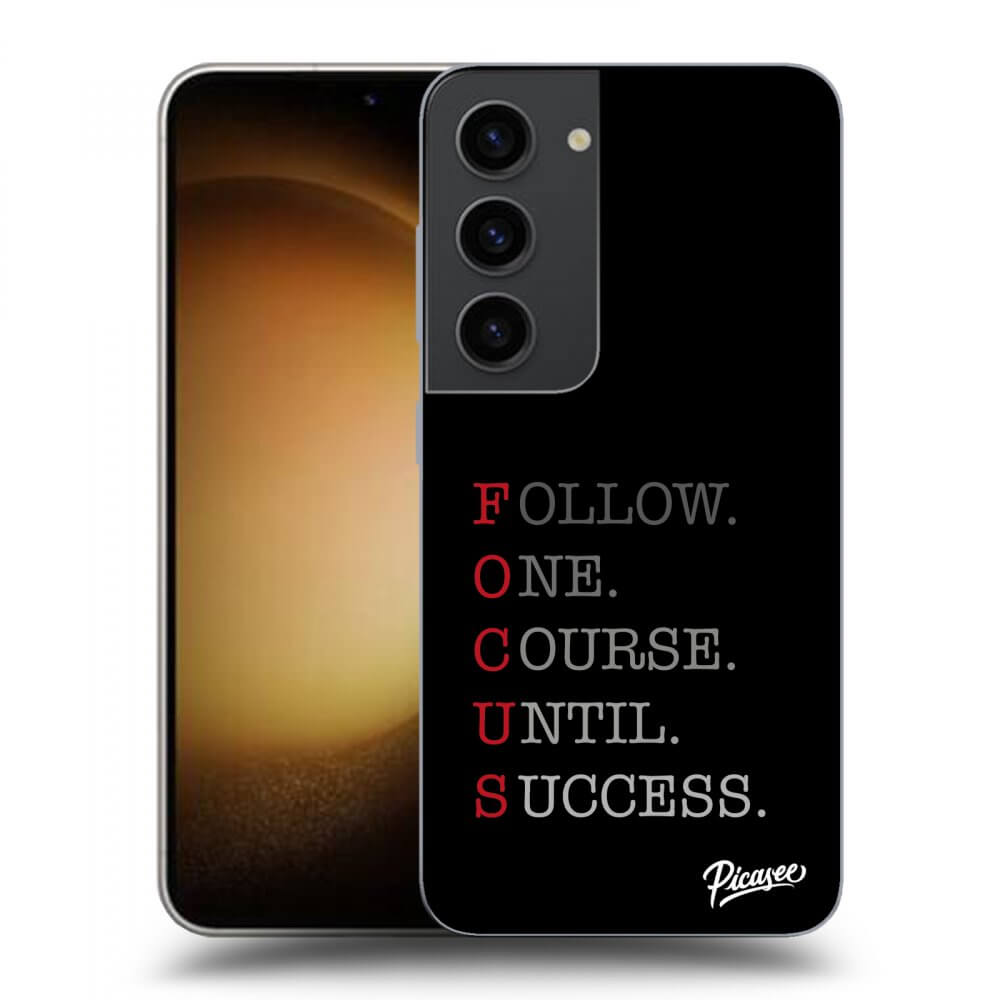Picasee fekete szilikon tok az alábbi mobiltelefonokra Samsung Galaxy S23 5G - Focus