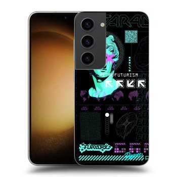 Picasee fekete szilikon tok az alábbi mobiltelefonokra Samsung Galaxy S23 5G - RETRO