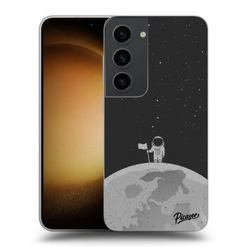 Picasee fekete szilikon tok az alábbi mobiltelefonokra Samsung Galaxy S23 5G - Astronaut