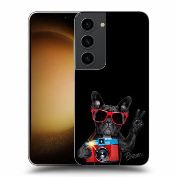 Szilikon tok erre a típusra Samsung Galaxy S23 5G - French Bulldog