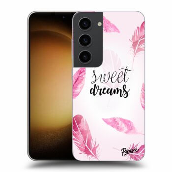 Picasee fekete szilikon tok az alábbi mobiltelefonokra Samsung Galaxy S23 5G - Sweet dreams