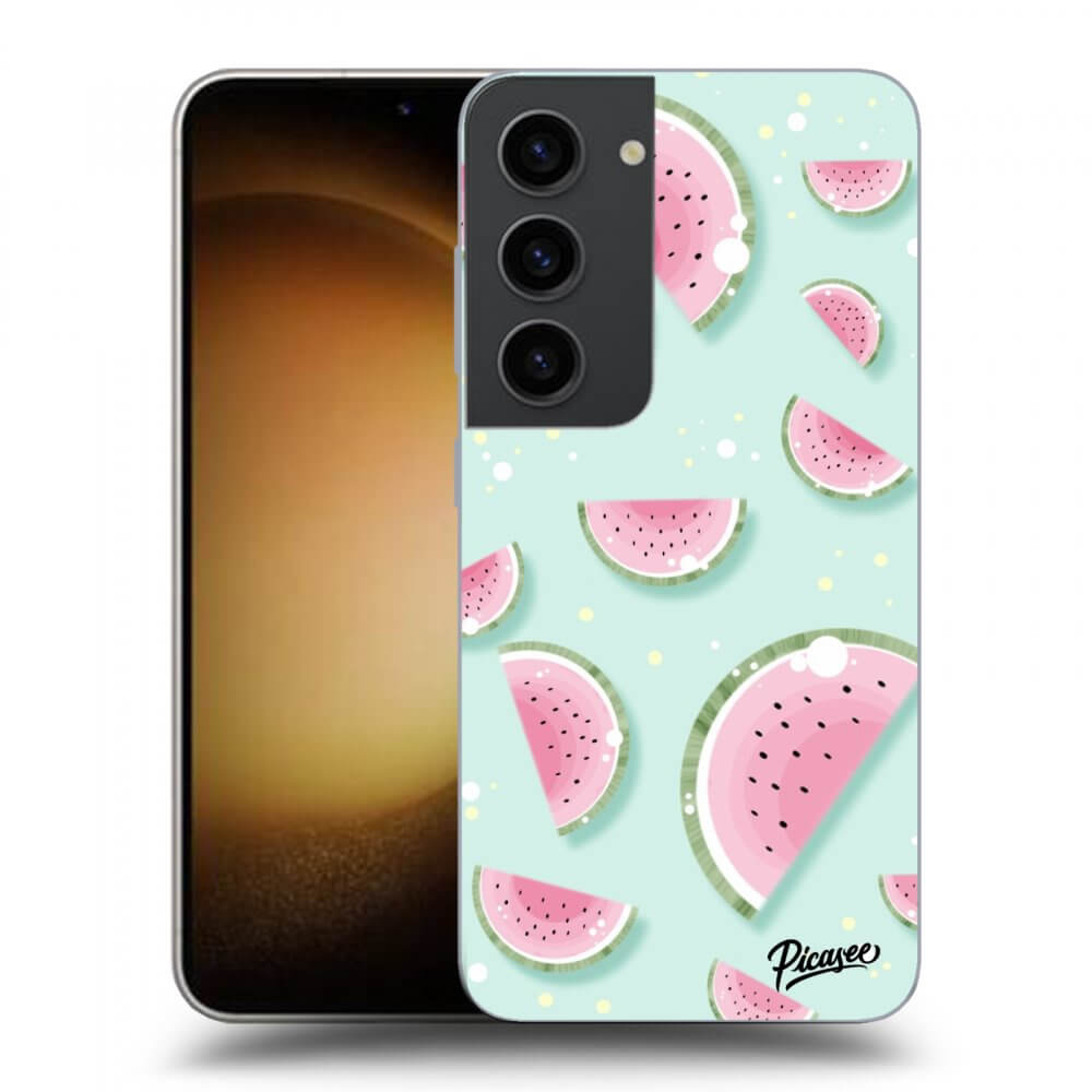 Picasee átlátszó szilikon tok az alábbi mobiltelefonokra Samsung Galaxy S23 5G - Watermelon 2
