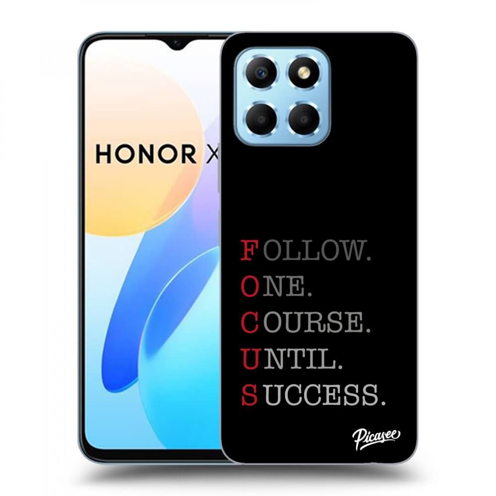 Picasee átlátszó szilikon tok az alábbi mobiltelefonokra Honor X8 5G - Focus