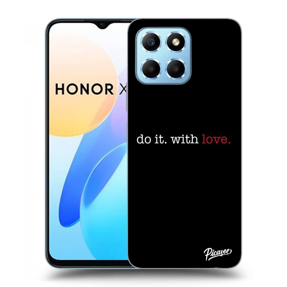 Picasee átlátszó szilikon tok az alábbi mobiltelefonokra Honor X8 5G - Do it. With love.