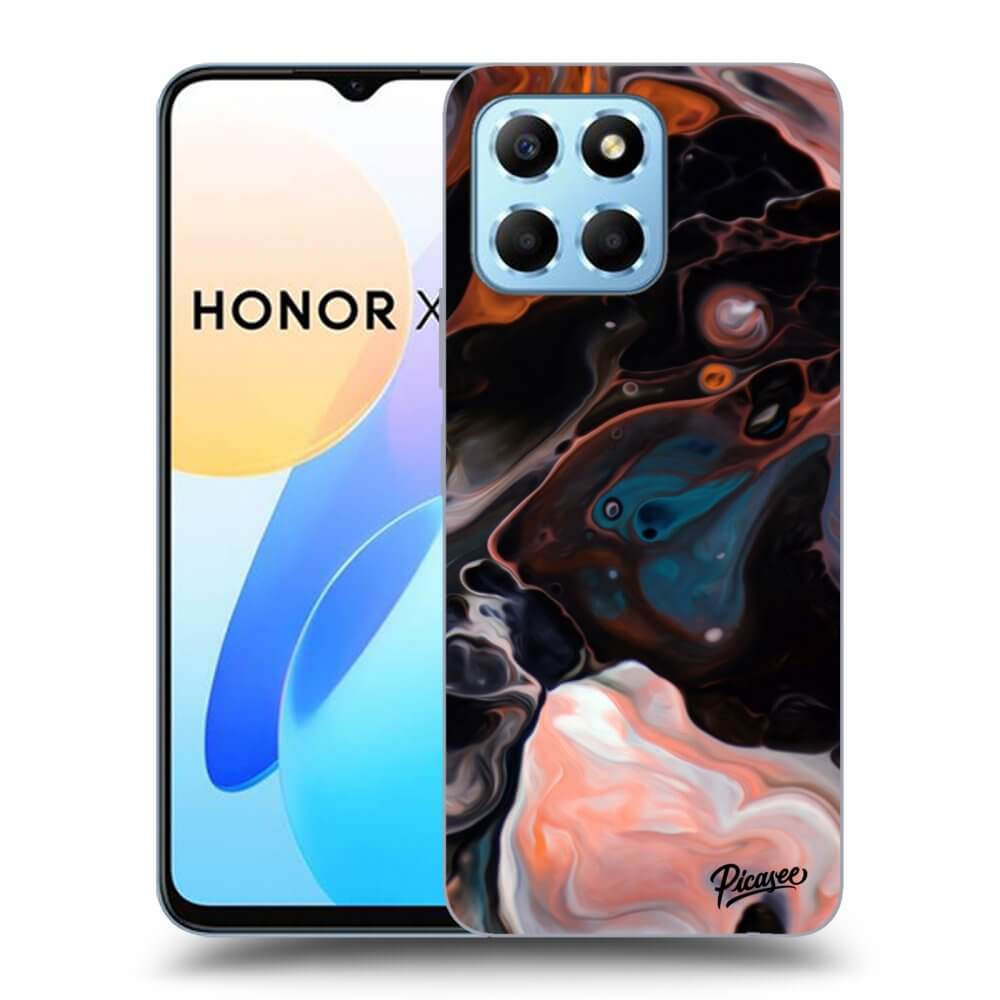 Picasee fekete szilikon tok az alábbi mobiltelefonokra Honor X8 5G - Cream