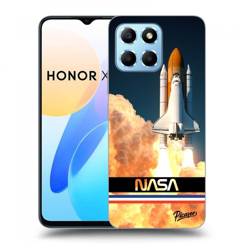Picasee átlátszó szilikon tok az alábbi mobiltelefonokra Honor X8 5G - Space Shuttle